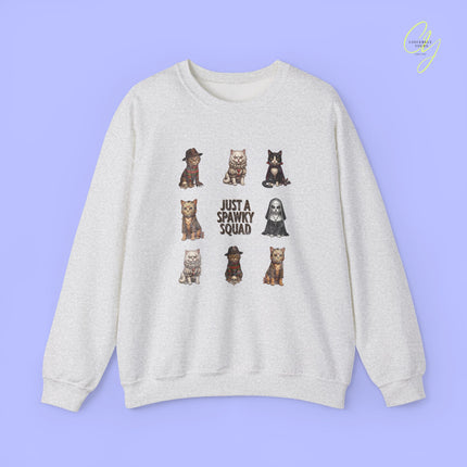 Cat Sweatshirt | Just a spawky squad