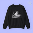 Cat Sweatshirt | Smoking cat street champagne