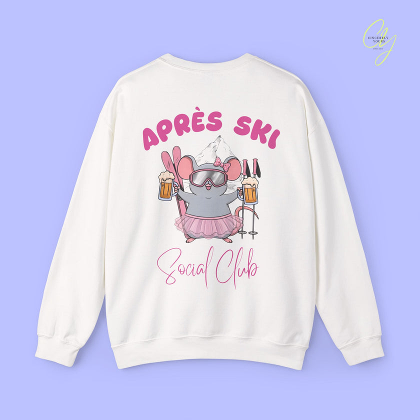 Party Sweater | Après Ski Mouse Pink Social Club