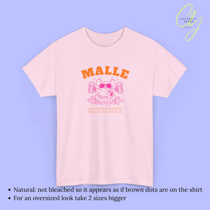 Mallemaus Shirt Malle - Party Shirt Malle Mouse Flamingo Beer Mug for Drinking