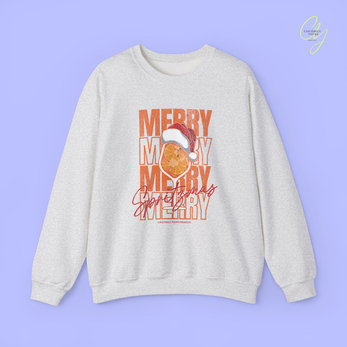 Christmas Sweatshirt | Merry Spritzmas