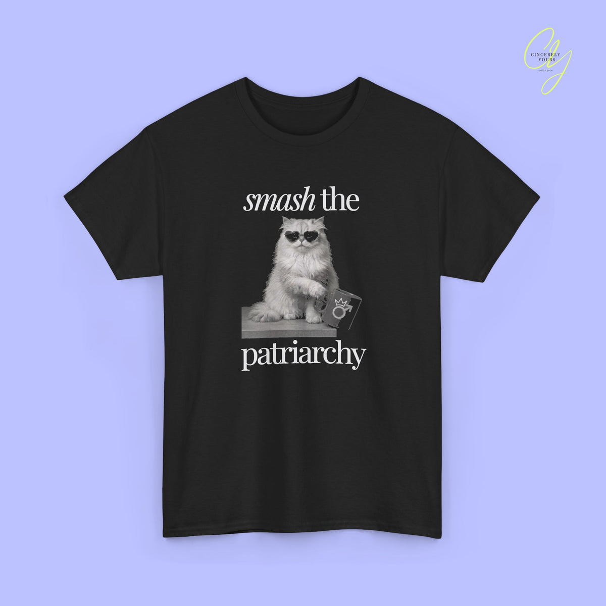 Cat Shirt | Bootleg smash the patriarchy