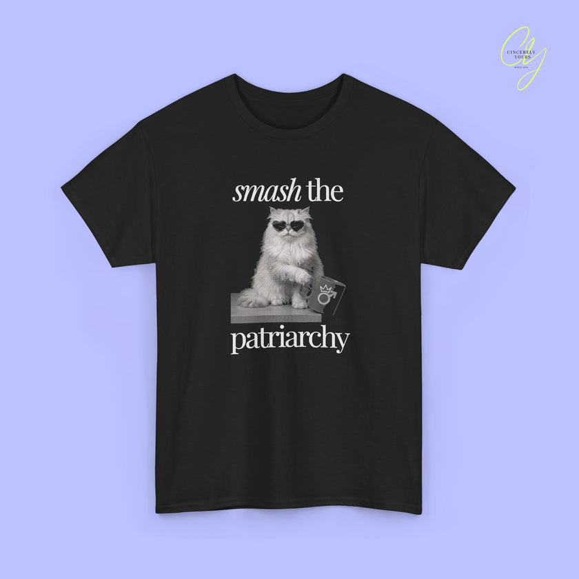 Cat Shirt | Bootleg smash the patriarchy
