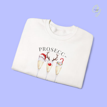 Christmas Sweatshirt | Prosecc-ho-ho-ho