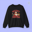 Christmas Sweatshirt | Merry Christmas retro Santa
