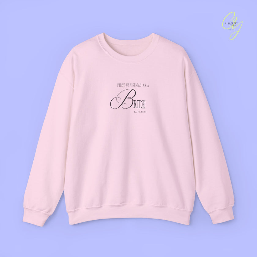 Bride Sweatshirt | First Christmas as a Bride