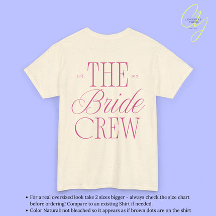 Old Money Bachelorette Party Tee — The Bride to be Crew Bach Shirt (Customizable)