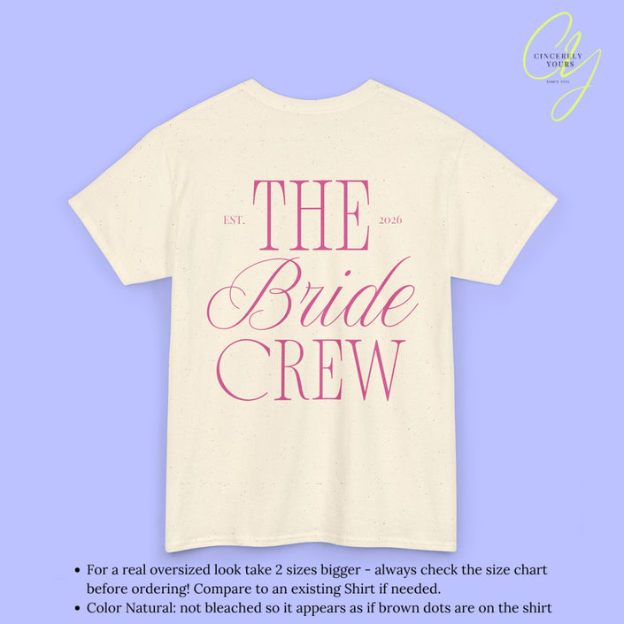 Old Money Bachelorette Party Tee — The Bride to be Crew Bach Shirt (Customizable)