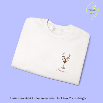 Christmas Sweatshirt | Merry Drunkmas Espresso Martini