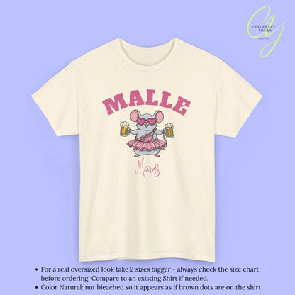 Malle Party Shirt — Malle Party Maus Bierkrug Bauchtasche (Customizable) Cincerely Yours