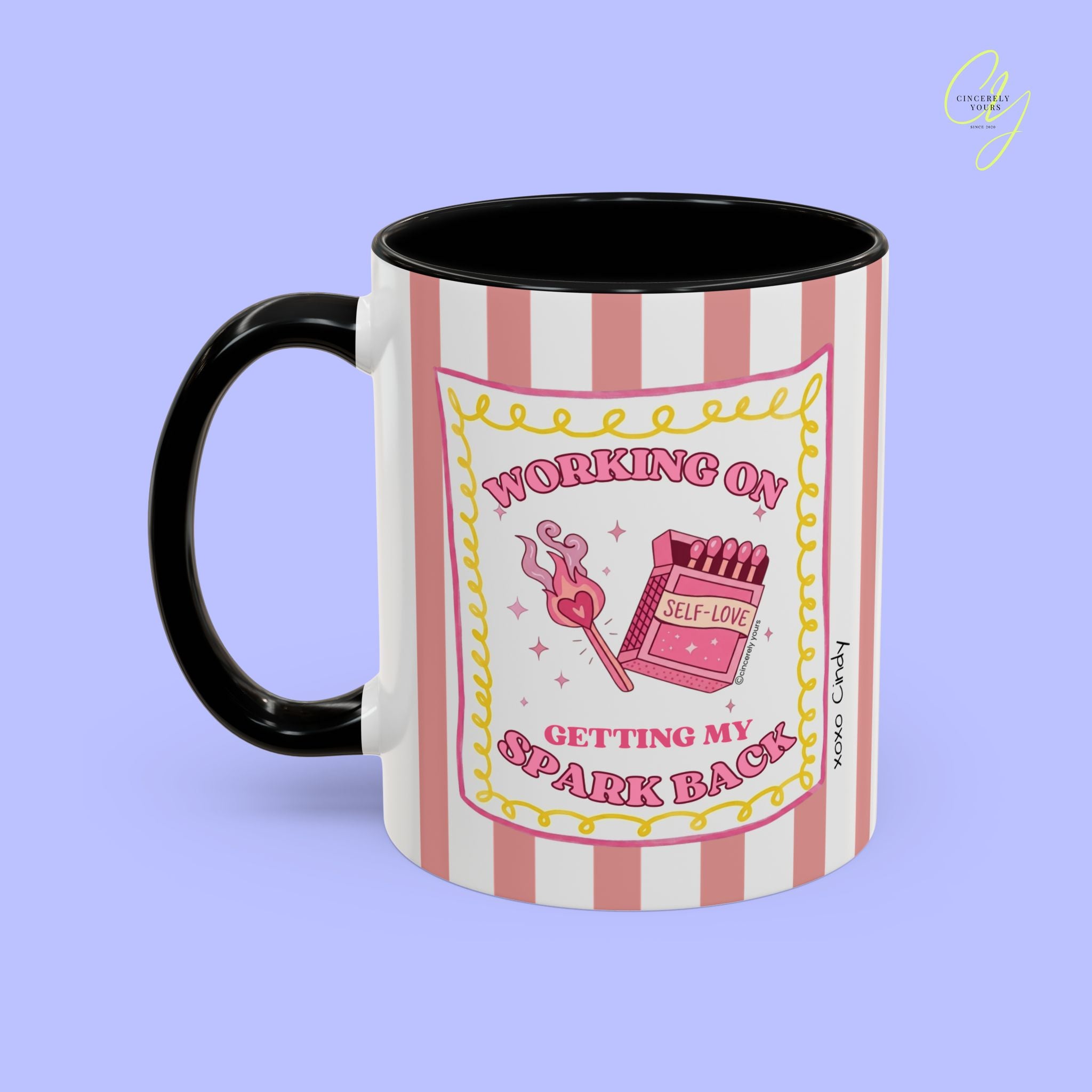 Self love mug - getting my spark back personalized gift