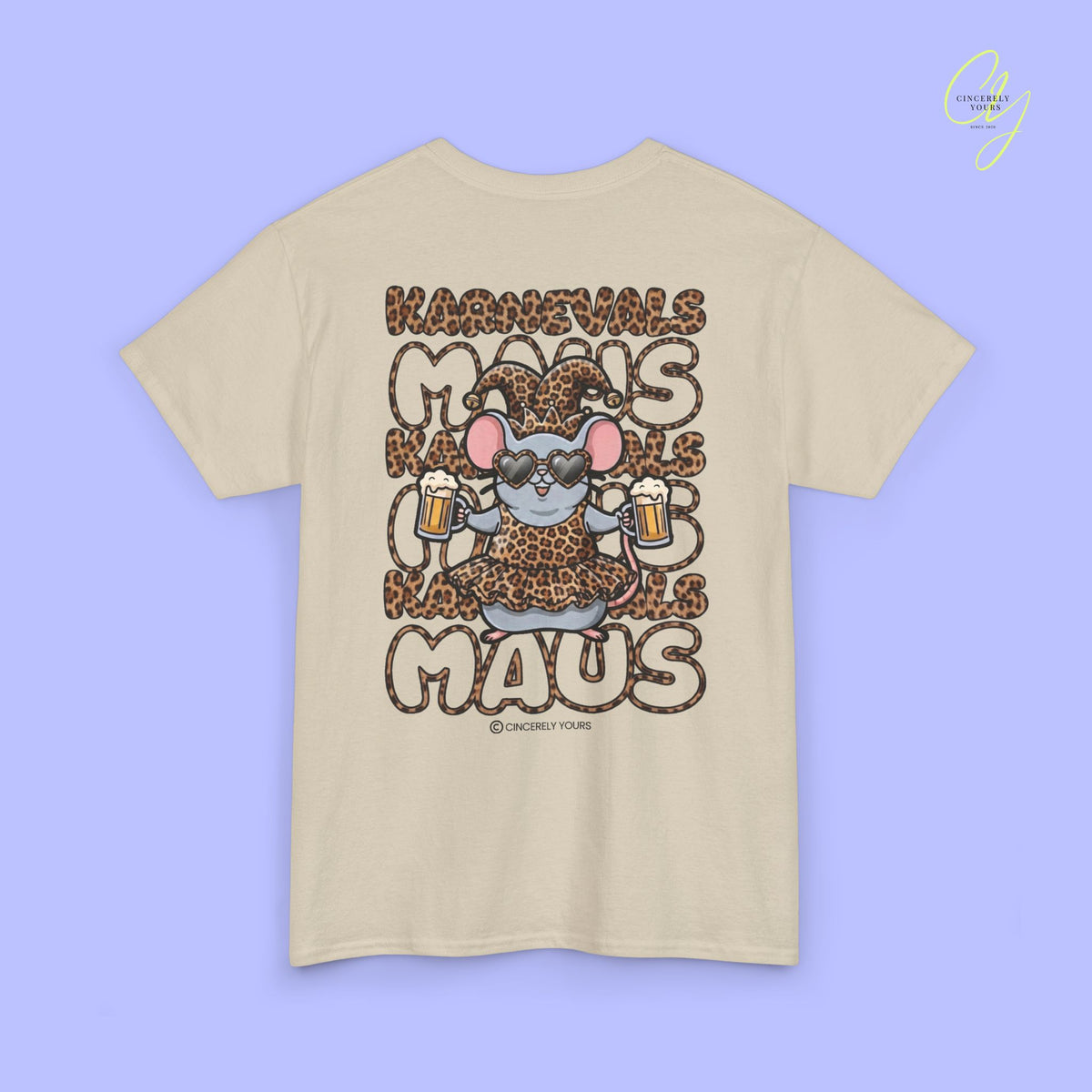 Carnival Shirt | Carnival Mouse Leopard Beer Mug Chantal