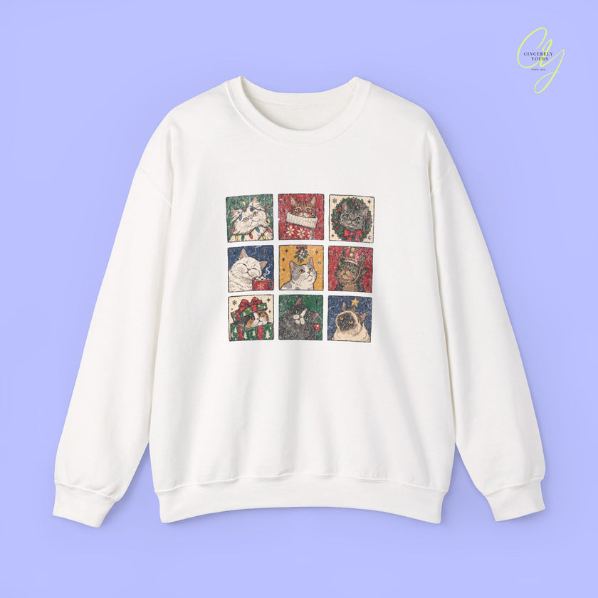 Cat Sweatshirt | Christmas Cats