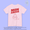 Malle Shirt Mon Amour— My heart burns only for you beer mugs backprint only