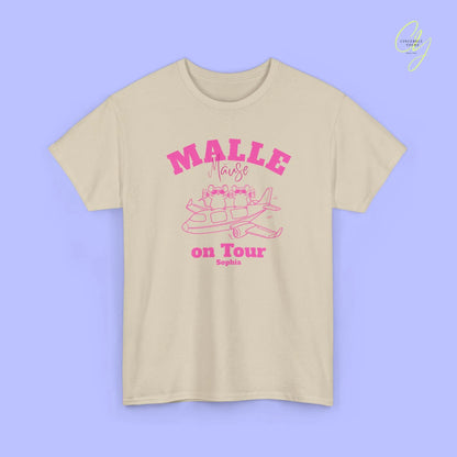 Malle Party Shirt — Malle Party Maus on tour Bierkrug Flugzeug(Customizable) Cincerely Yours