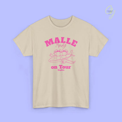 Malle Party Shirt — Malle Party Maus on tour Bierkrug Flugzeug(Customizable) Cincerely Yours