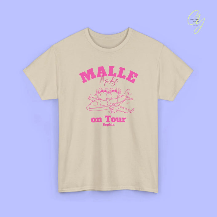 Malle Party Shirt — Malle Party Maus on tour Bierkrug Flugzeug(Customizable) Cincerely Yours