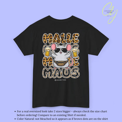 Mallemaus Shirt Malle Maus Leopard —  Leoparden Malle Maus OG Bierkrug (Customizable)