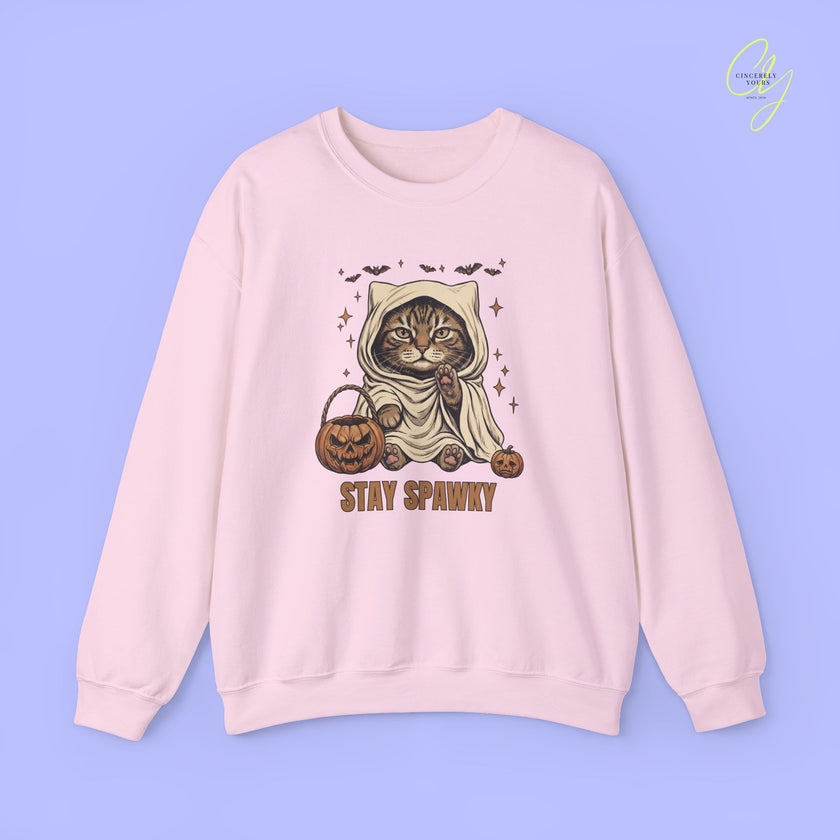 Cat Sweatshirt | Stay spooky