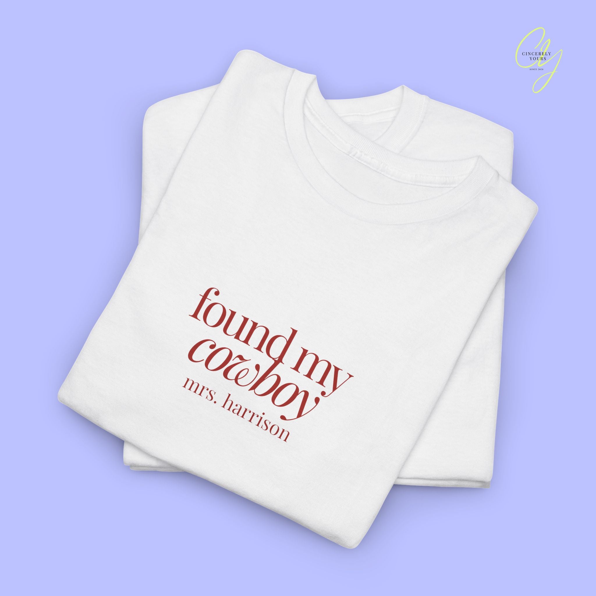 Bride to be Shirt | Found my cowboy Old Money Western Bachelorette JGA Braut Shirt (customizable)