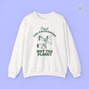 Feminism Sweatshirt | Trash the patriarchy not the planet