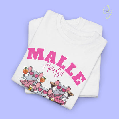 Malle Party Shirt — Malle Party Maus on tour Bierkrug, Spritz, Espresso Martini Customizable) Printify