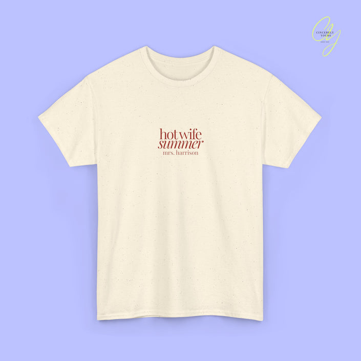 Bride to be Shirt |  Hot Wife Summer JGA Shirt Damen (Customizable)
