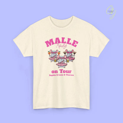 Malle Party Shirt — Malle Party Maus on tour Bierkrug, Spritz, Espresso Martini Customizable) Printify