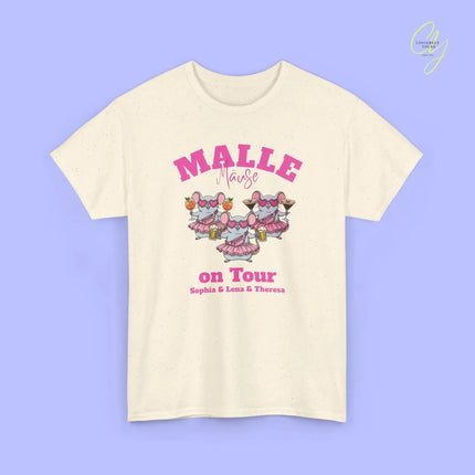 Malle Party Shirt — Malle Party Maus on tour Bierkrug, Spritz, Espresso Martini Customizable) Printify