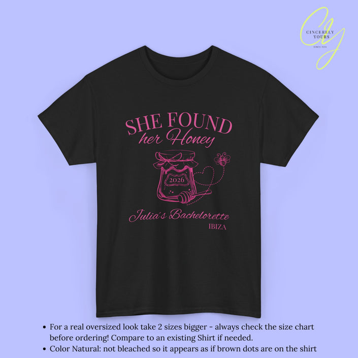 JGA Shirt Bachelorette TShirt She found her honey