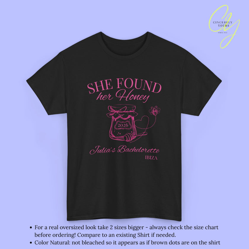 JGA Shirt Bachelorette TShirt She found her honey