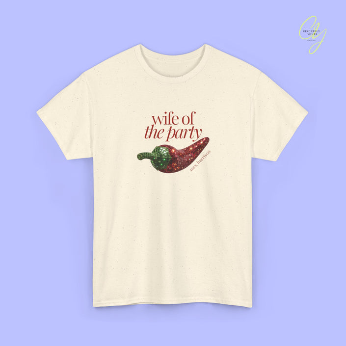Bride to be Shirt | Wife the Party Disco Chilli JGA Shirt Damen (customized)