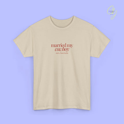 Bride to be Shirt | Married My Cowboy Western JGA Shirt Braut