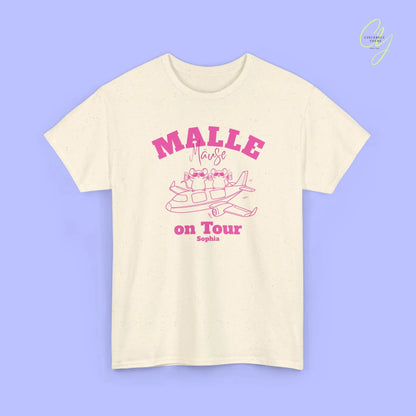 Malle Party Shirt — Malle Party Maus on tour Bierkrug Flugzeug(Customizable) Cincerely Yours