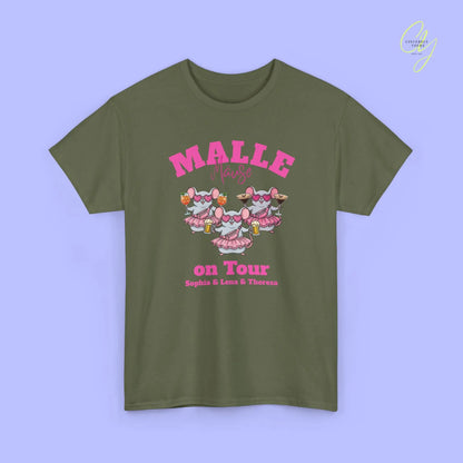 Malle Party Shirt — Malle Party Maus on tour Bierkrug, Spritz, Espresso Martini Customizable) Printify