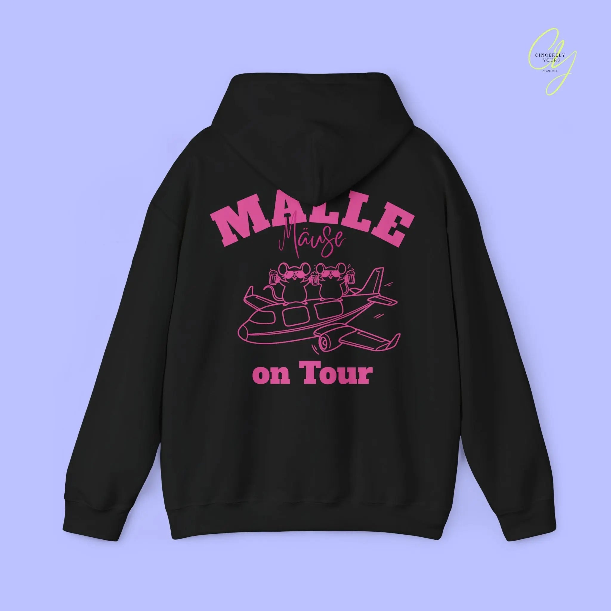 Malle Hoodie — Malle Party Maus Mäuse on tour (Personalisierbar) Cincerely Yours