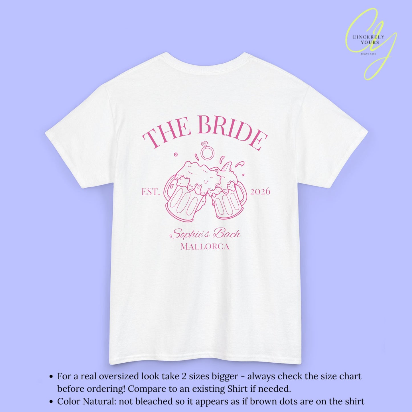 Old Money Bachelorette Shirt — Bierkrug Verlobungsring Hen Party Crew Shirt JGA Backprint only (Customizable)