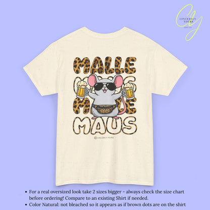 Mallemaus Shirt Malle Maus Leopard —  Leoparden Malle Maus OG Bierkrug (Customizable)