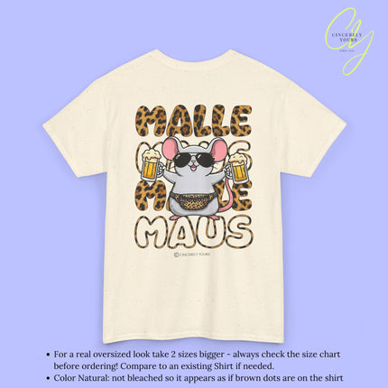 Mallemaus Shirt Malle Maus Leopard —  Leoparden Malle Maus OG Bierkrug (Customizable)