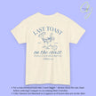 Bachelorette Party Tee — Last Toast on the Coast Crew Shirt (Customizable) Cincerely Yours