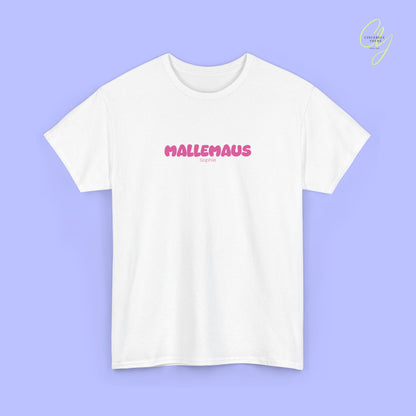 Mallemaus Shirt  —  Malle Maus T-Shirt pink backprint(Customizable)