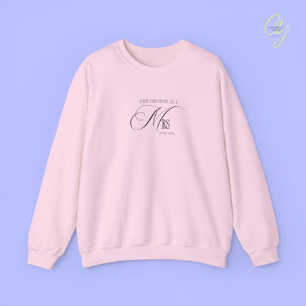 Bride Sweatshirt | First Christmas as a Mrs