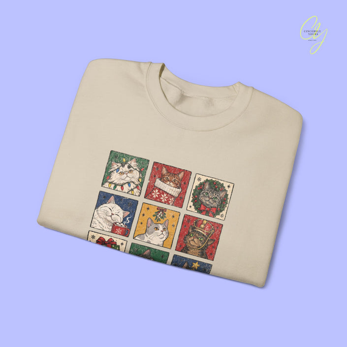 Cat Sweatshirt | Christmas Cats