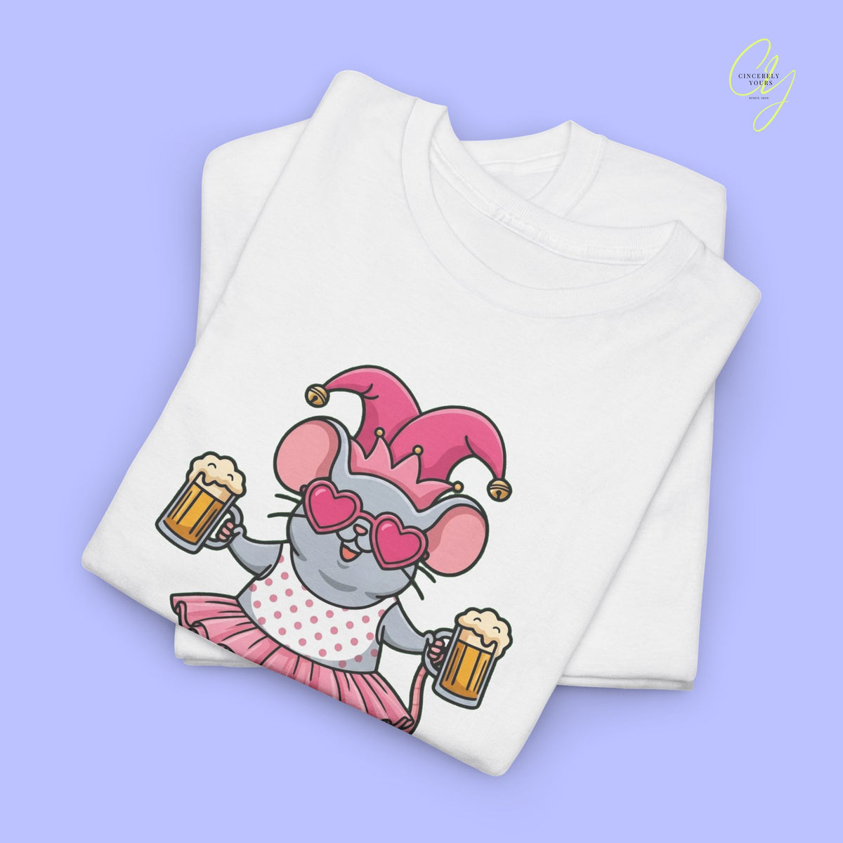 Carnival Shirt | Carnival Mouse Pink Beer Mug