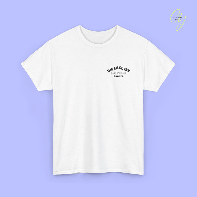 Mallemaus Shirt Malle Maus Leopard —  Die Lage ist besäufniserregend (Customizable)