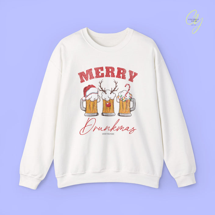 Christmas Sweatshirt | Merry Drunkmas Bierkrug