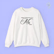 Bride Sweatshirt | EMBROIDERY First Christmas as a Mrs