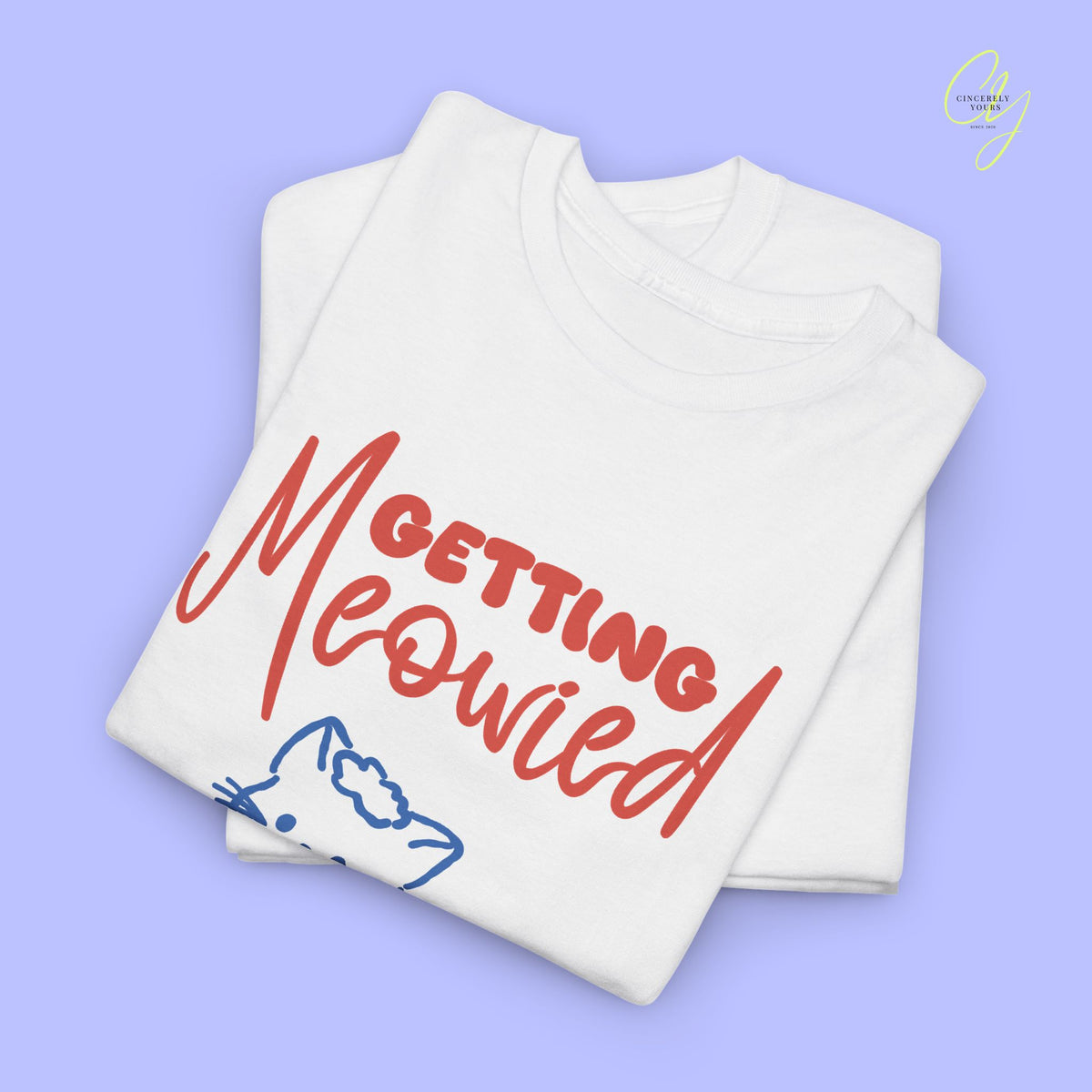 Bride Shirt | Getting Meowied Hand drawn