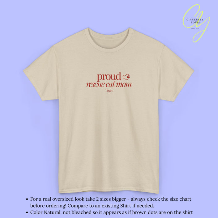 Cat Shirt | Proud rescue cat mom