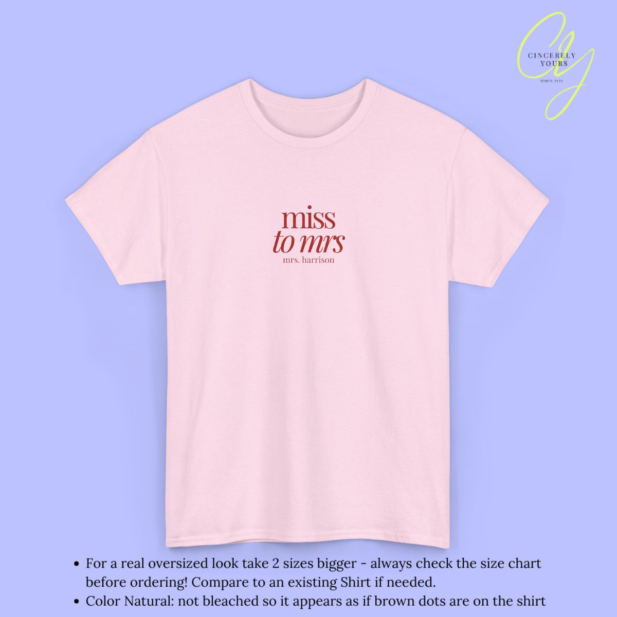 Bride Shirt | Miss to Mrs